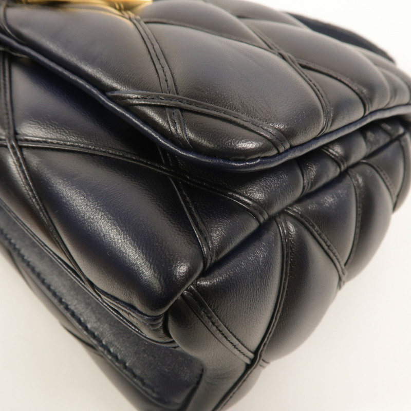 LOUIS VUITTON 羊皮皮革Go-14MM鏈帶手挽肩背兩用袋-10
