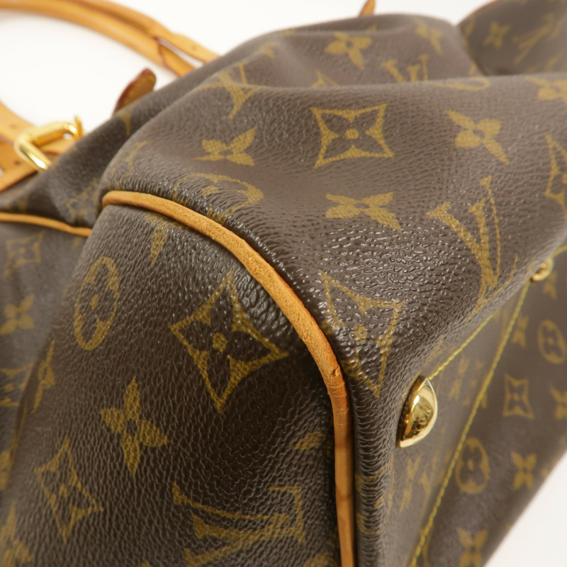 LOUIS VUITTON Monogram Tivoli GM金扣肩背袋-11