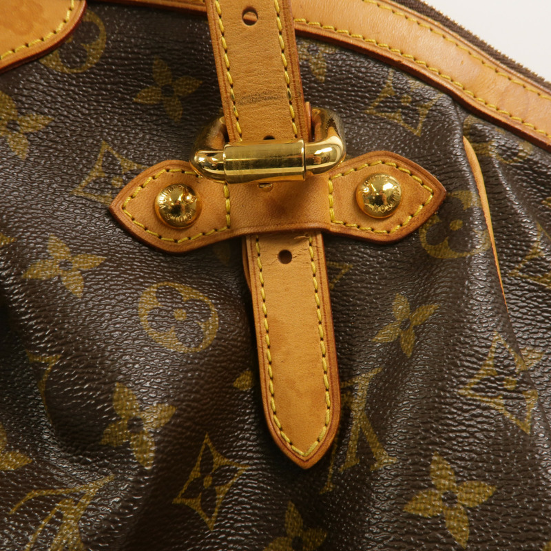 LOUIS VUITTON Monogram Tivoli GM金扣肩背袋-17