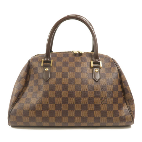 LOUIS VUITTON Damier Ribera MM金扣手挽袋