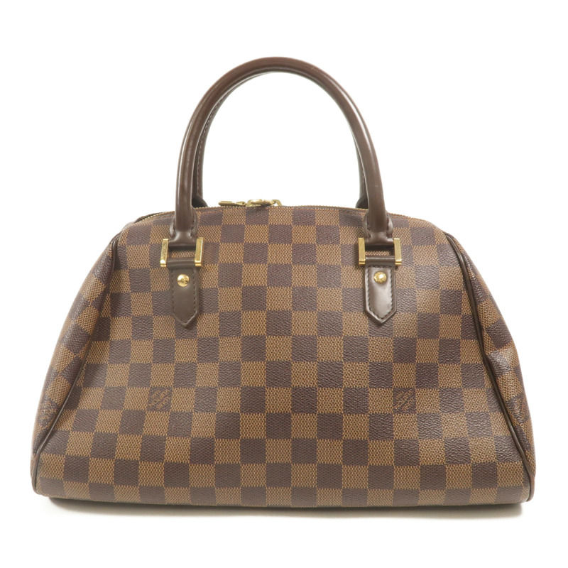 LOUIS VUITTON Damier Ribera MM金扣手挽袋-1