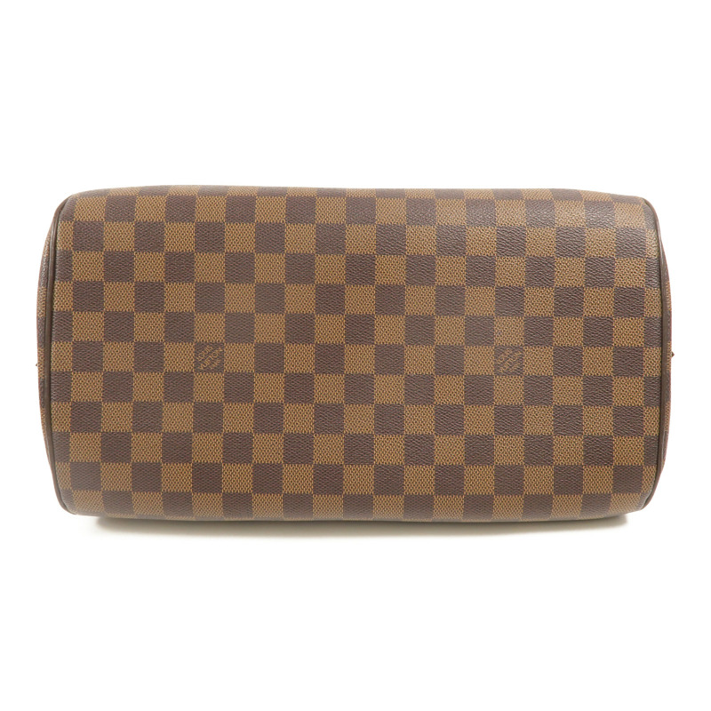 LOUIS VUITTON Damier Ribera MM金扣手挽袋-3