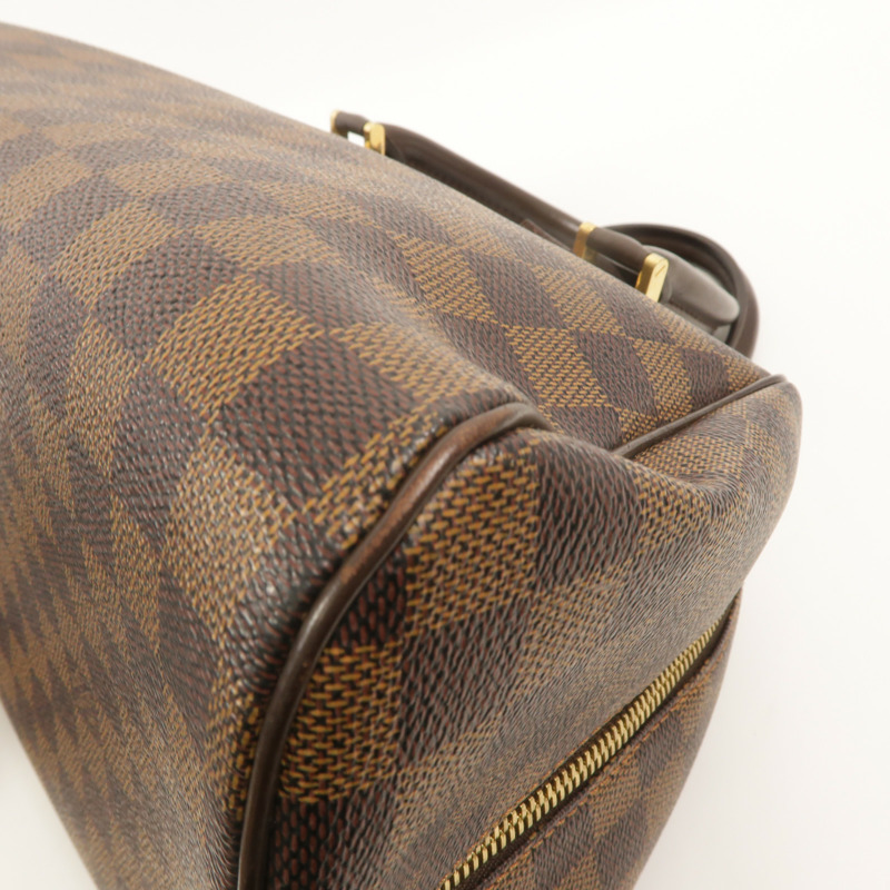 LOUIS VUITTON Damier Ribera MM金扣手挽袋-8
