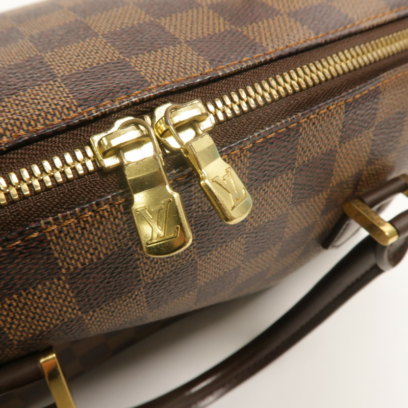 LOUIS VUITTON Damier Ribera MM金扣手挽袋-12