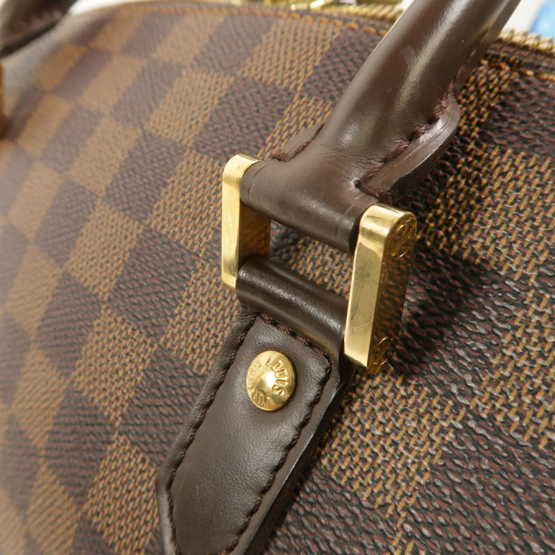 LOUIS VUITTON Damier Ribera MM金扣手挽袋-13