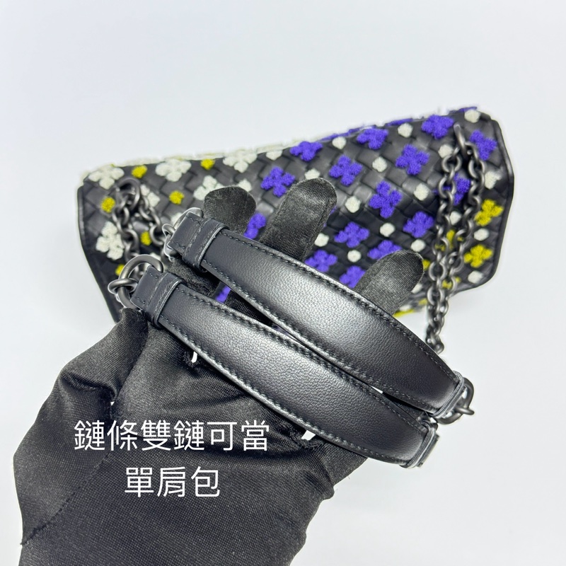 【克羅心元素✝️】 BV “Chrome Hearts克羅心” 重工藝彩花編織包-10