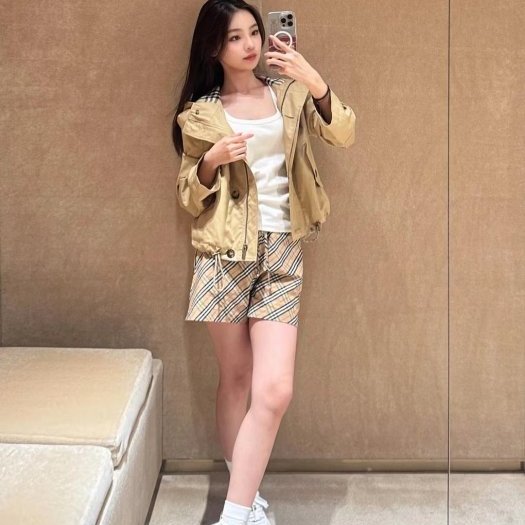 💎Han's house精品服飾💎burberry 格紋 短褲 現貨 原價22500-2