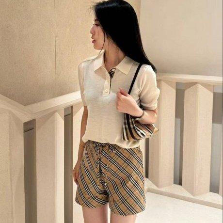 💎Han's house精品服飾💎burberry 格紋 短褲 現貨 原價22500-3