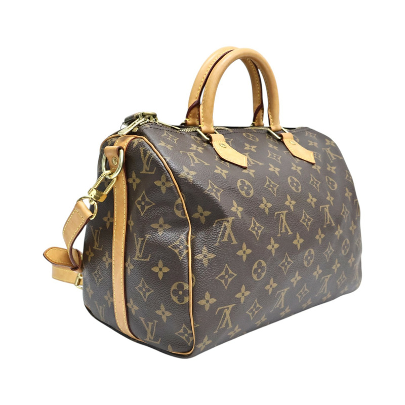 棕色 原花帆布 Speedy Bandouliere 30 兩用包 M41112【LOUIS VUITTON LV 路易威登】 M41112-1