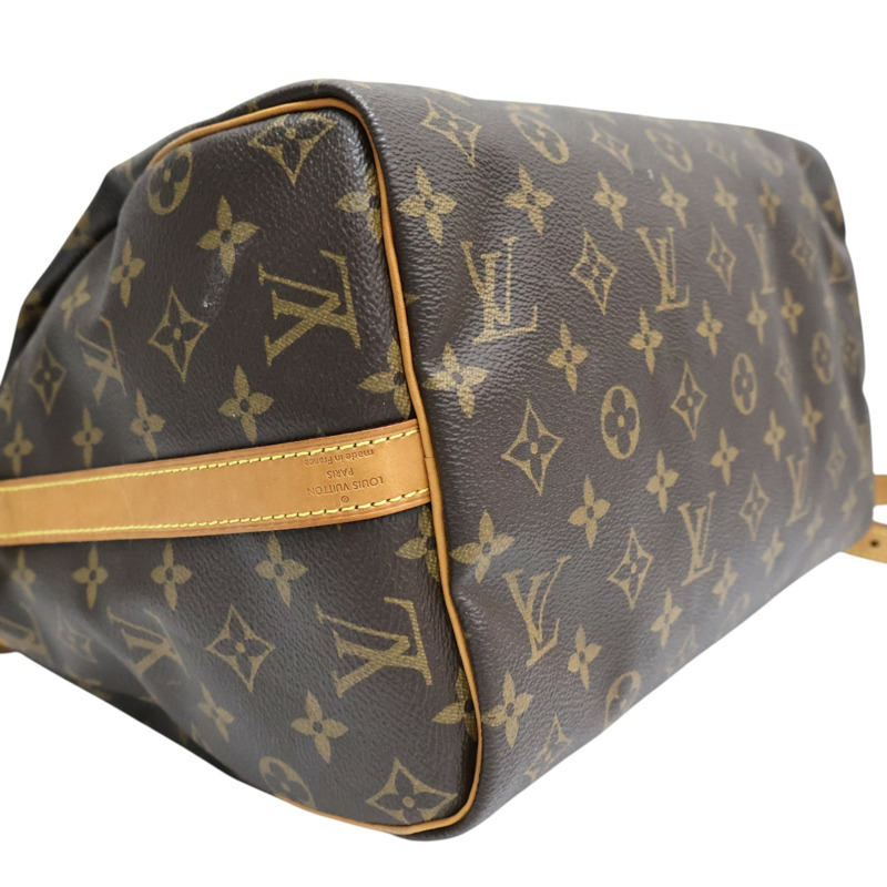 棕色 原花帆布 Speedy Bandouliere 30 兩用包 M41112【LOUIS VUITTON LV 路易威登】 M41112-11