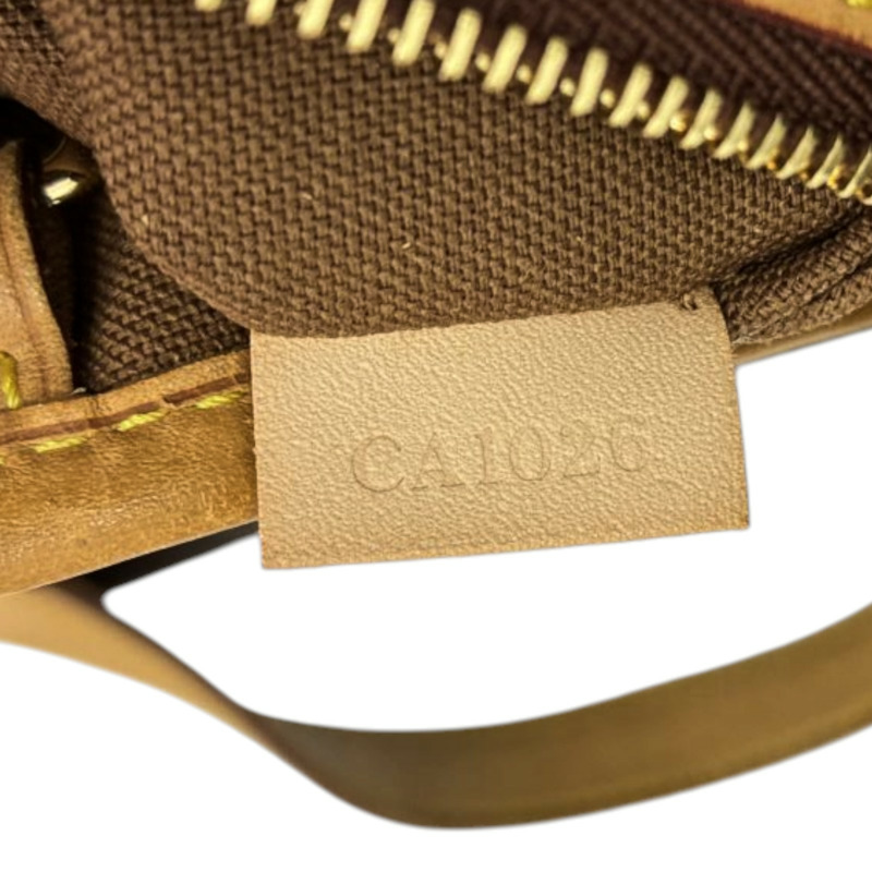 棕色 原花 帆布 Batignolles Horizontal 肩背包【LOUIS VUITTON LV 路易威登】 M51154-3