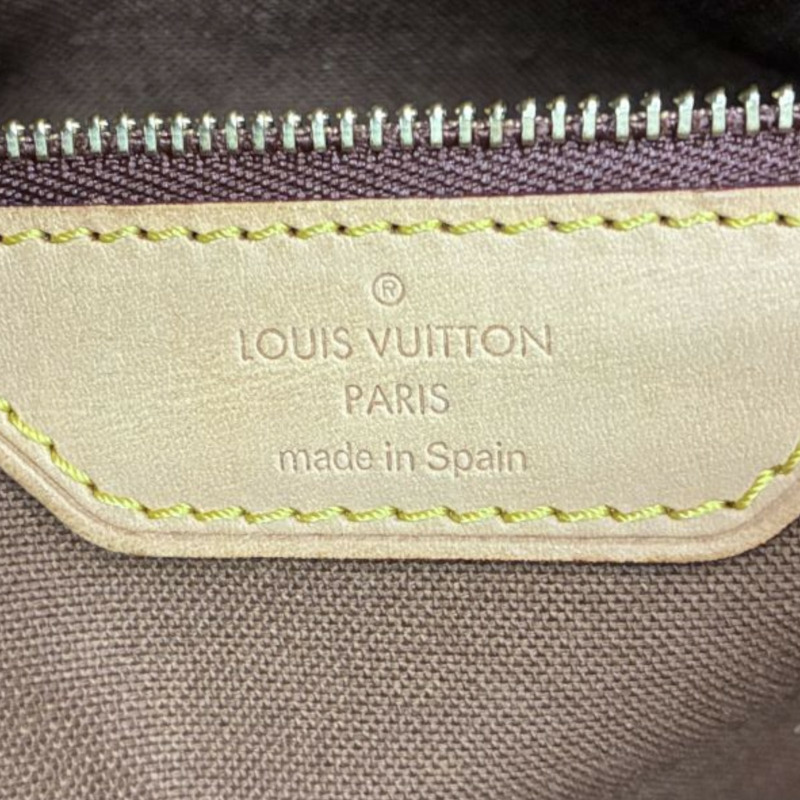 棕色 原花 帆布 Batignolles Horizontal 肩背包【LOUIS VUITTON LV 路易威登】 M51154-4