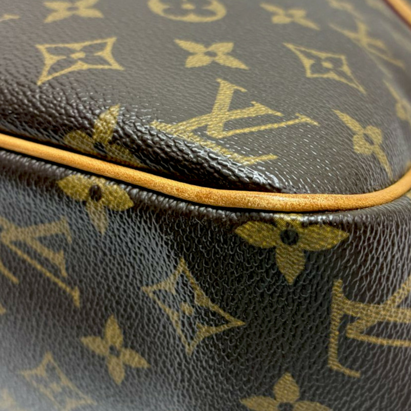 棕色 原花 帆布 Batignolles Horizontal 肩背包【LOUIS VUITTON LV 路易威登】 M51154-8