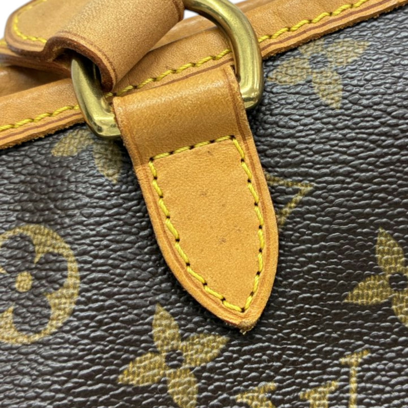 棕色 原花 帆布 Batignolles Horizontal 肩背包【LOUIS VUITTON LV 路易威登】 M51154-11
