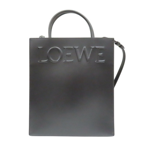 黑色 牛皮 Standard A4 兩用包【LOEWE 羅威】 A933R18X14