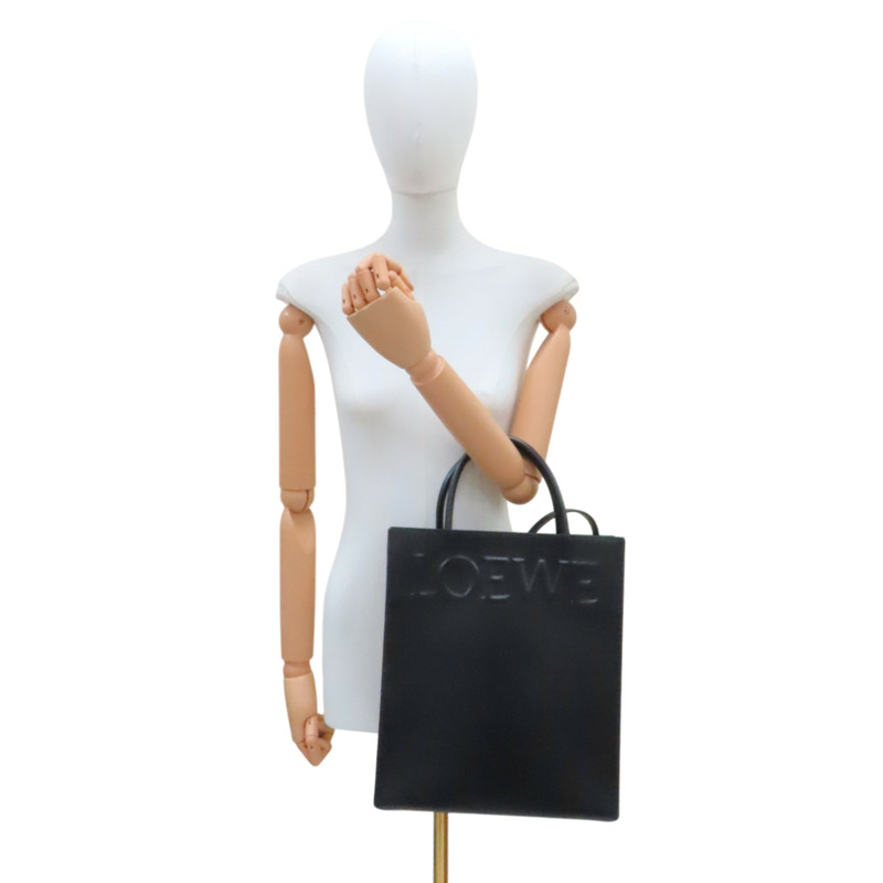 黑色 牛皮 Standard A4 兩用包【LOEWE 羅威】 A933R18X14-5