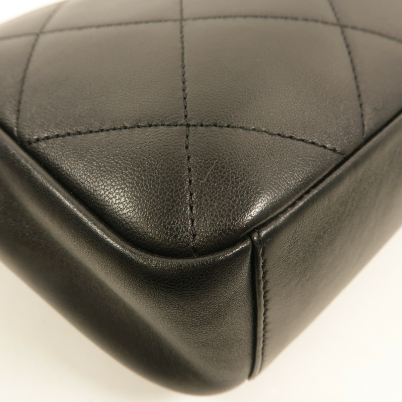 CHANEL 牛皮皮革A Real Catch Flap Bag鏈帶手挽肩背兩用袋-14