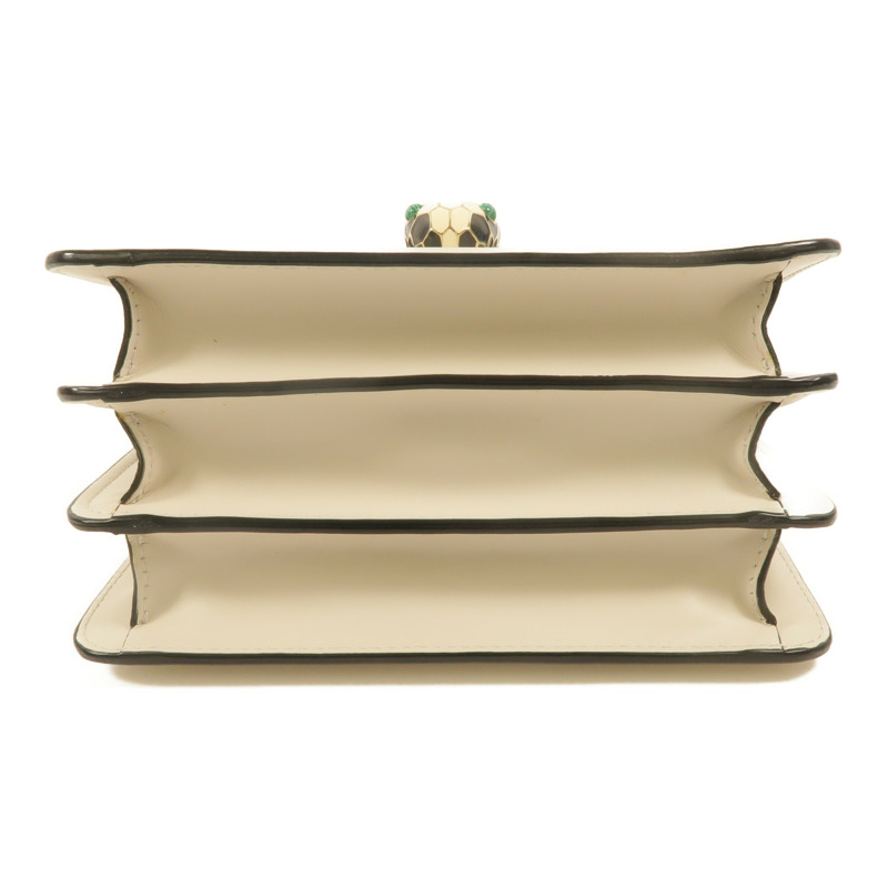 BVLGARI 牛皮皮革Serpenti Forever Top-Handle Bag手挽肩背兩用袋-3