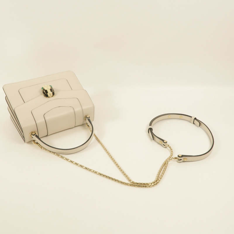 BVLGARI 牛皮皮革Serpenti Forever Top-Handle Bag手挽肩背兩用袋-7