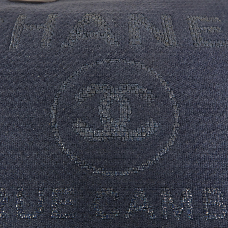 CHANEL 帆布Deauville Tote手挽肩背兩用袋-8