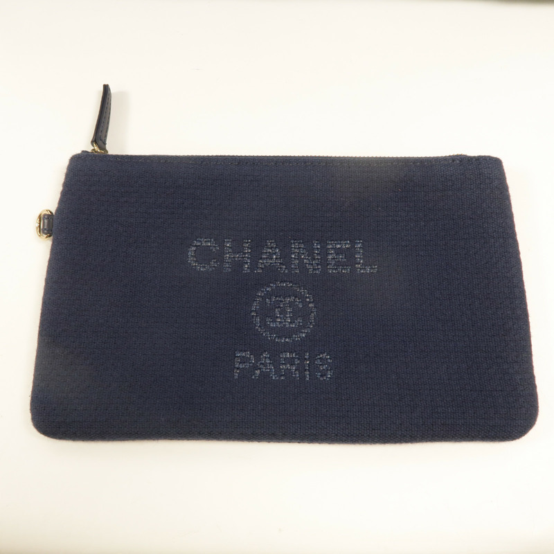 CHANEL 帆布Deauville Tote手挽肩背兩用袋-9
