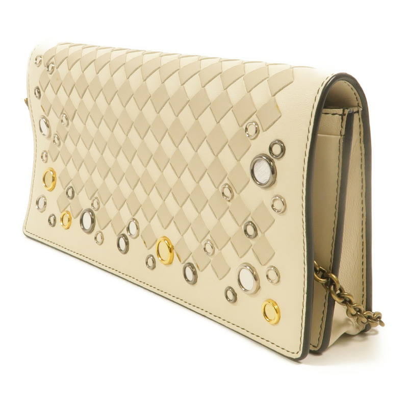 BOTTEGA VENETA 牛皮皮革Chain Shoulder鏈帶肩背袋-2