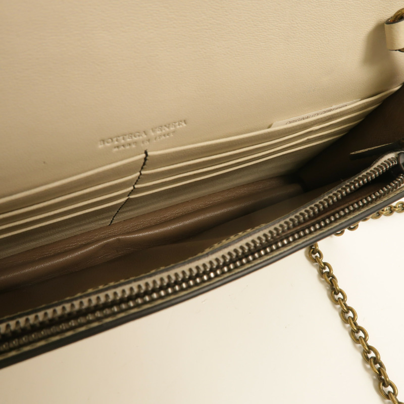 BOTTEGA VENETA 牛皮皮革Chain Shoulder鏈帶肩背袋-4
