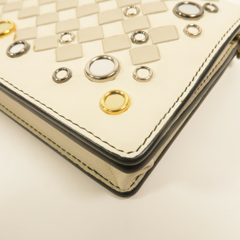 BOTTEGA VENETA 牛皮皮革Chain Shoulder鏈帶肩背袋-10
