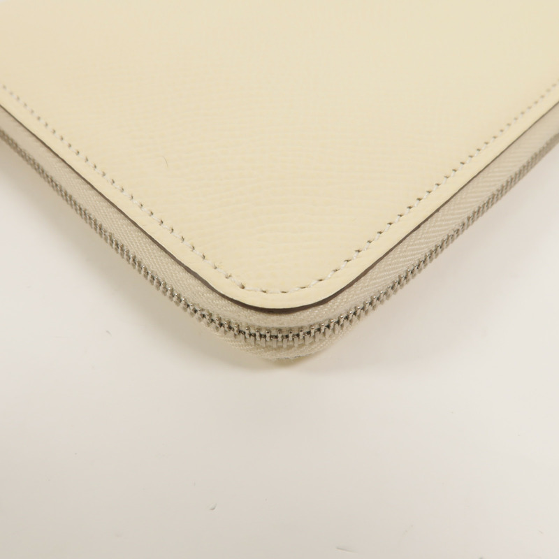 HERMES Epsom皮革Silk In Classique長錢包Nata-13