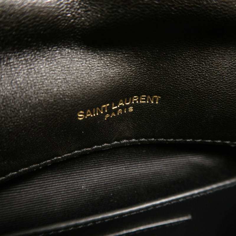 SAINT LAURENT 羊皮皮革Jamie Mini鏈帶肩背袋-6
