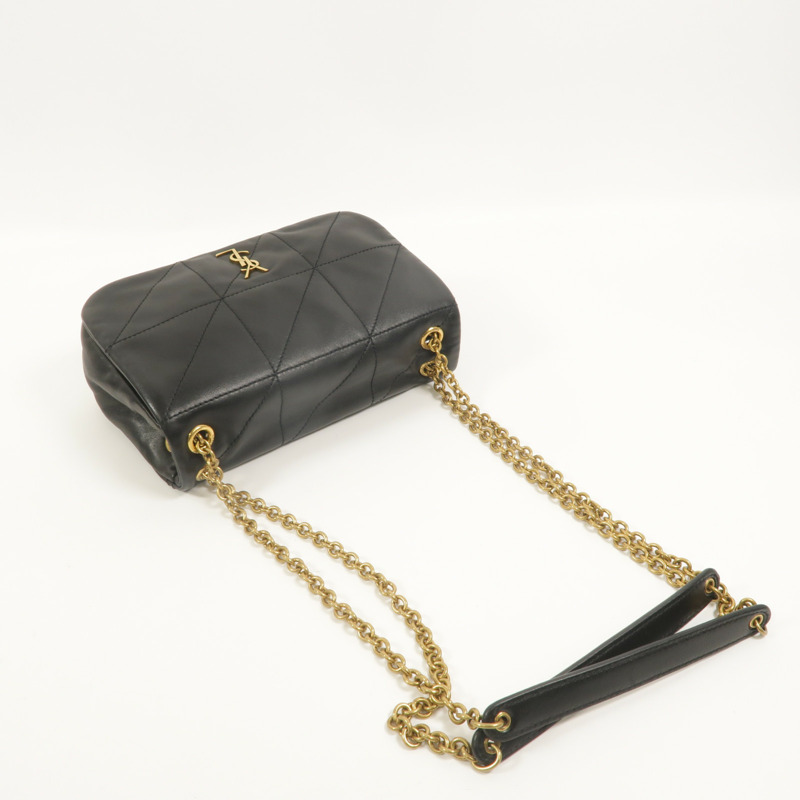 SAINT LAURENT 羊皮皮革Jamie Mini鏈帶肩背袋-8