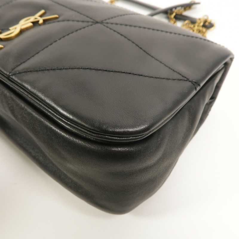 SAINT LAURENT 羊皮皮革Jamie Mini鏈帶肩背袋-11