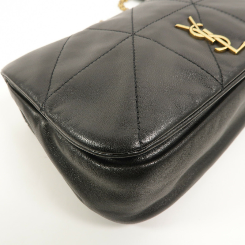SAINT LAURENT 羊皮皮革Jamie Mini鏈帶肩背袋-12