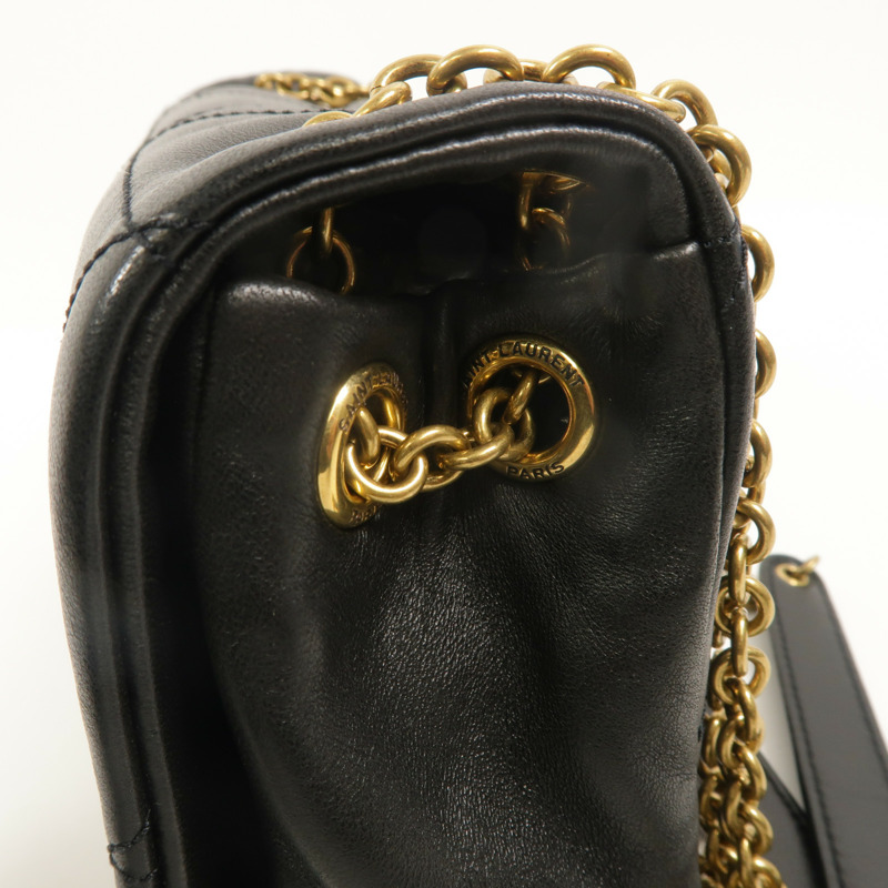 SAINT LAURENT 羊皮皮革Jamie Mini鏈帶肩背袋-15