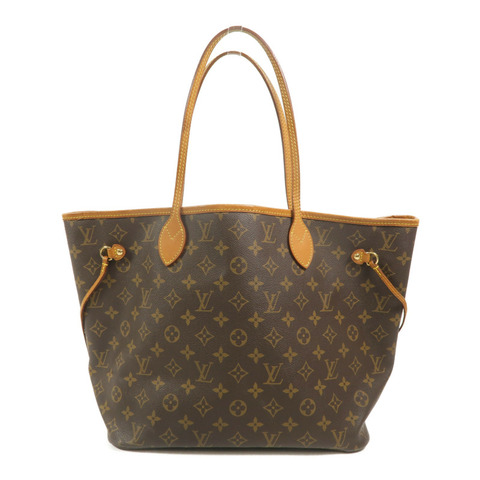 LOUIS VUITTON Monogram Neverfull PM金扣手挽袋