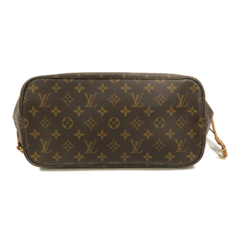 LOUIS VUITTON Monogram Neverfull PM金扣手挽袋-3