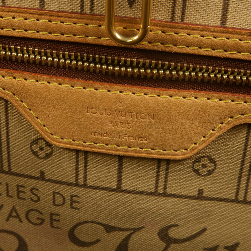 LOUIS VUITTON Monogram Neverfull PM金扣手挽袋-5