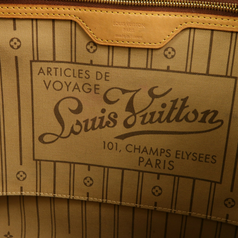 LOUIS VUITTON Monogram Neverfull PM金扣手挽袋-6