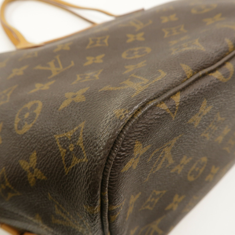 LOUIS VUITTON Monogram Neverfull PM金扣手挽袋-12