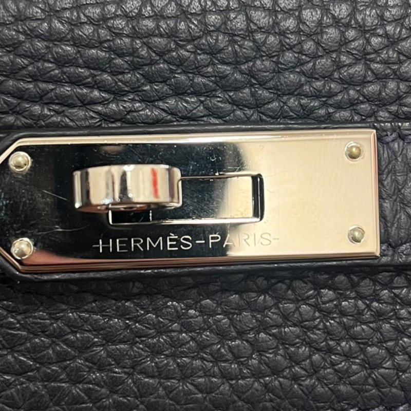 【美收精品】HERMÈS 深藍橘藍幾何拼色 Kelly 手提肩背包 5-244-3
