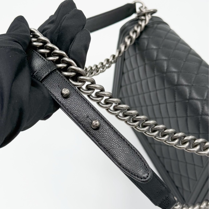 CHANEL BOY28 大型口蓋包｜Wisher惟奢-7