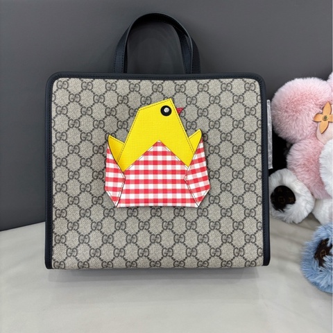 Gucci 小雞老花tote包手提包 正品