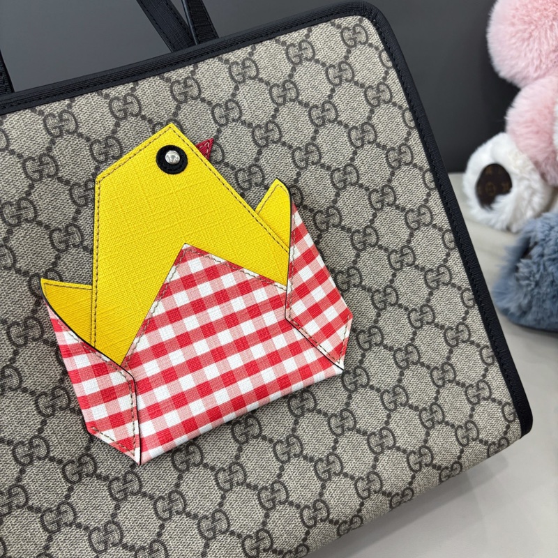 Gucci 小雞老花tote包手提包 正品-1