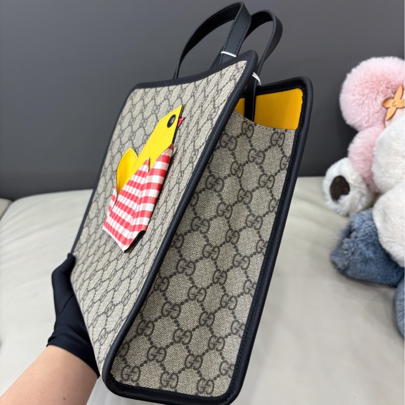 Gucci 小雞老花tote包手提包 正品-2