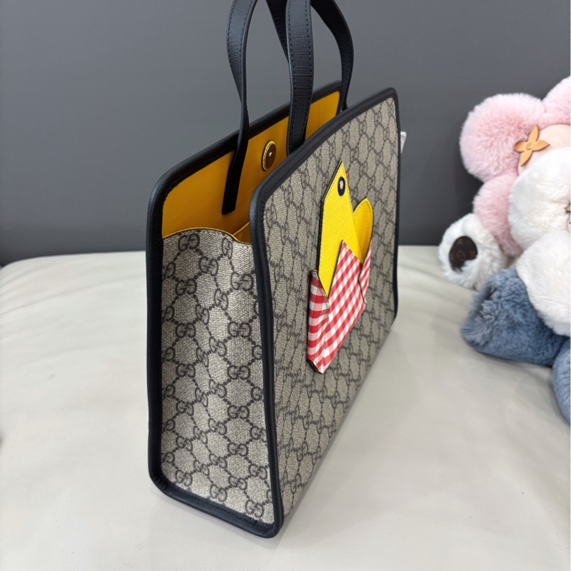Gucci 小雞老花tote包手提包 正品-4