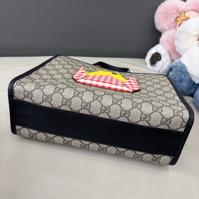 Gucci 小雞老花tote包手提包 正品-5