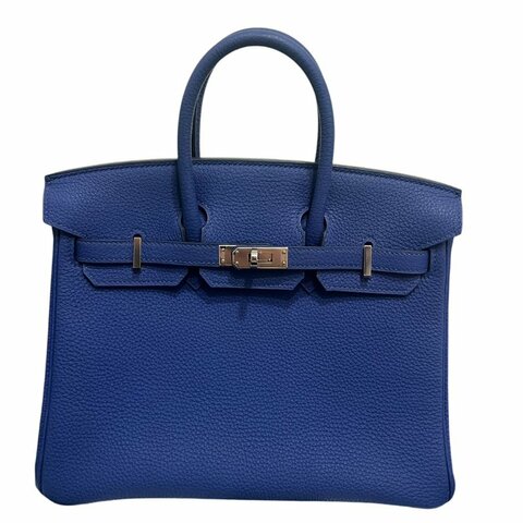 【美收精品】HERMÈS 寶藍色 Birkin 手提包 5-243
