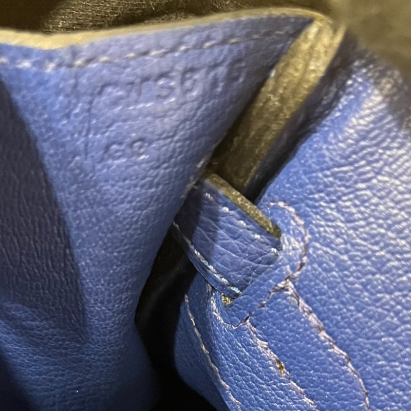 【美收精品】HERMÈS 寶藍色 Birkin 手提包 5-243-10