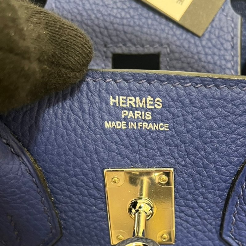 【美收精品】HERMÈS 寶藍色 Birkin 手提包 5-243-11
