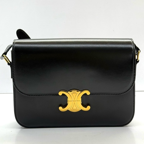 CELINE 黑色TRIOMPHE CLASSIQUE 22CM 斜背包